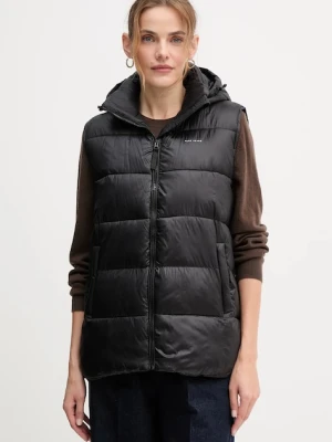 Pepe Jeans bezrękawnik kolor czarny zimowy PL4024359