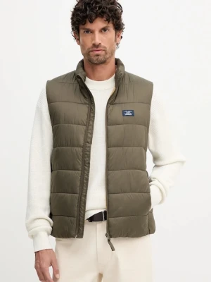 Pepe Jeans bezrękawnik kolor zielony przejściowy PM4027189