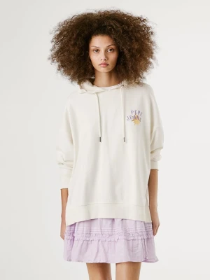 Pepe Jeans Bluza "Angy" w kolorze białym rozmiar: M