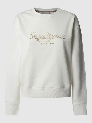 Pepe Jeans Bluza "Maddy" w kolorze kremowym rozmiar: L