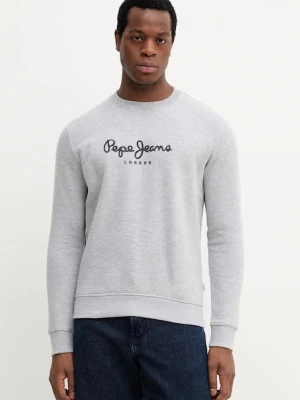Pepe Jeans bluza męska kolor szary z nadrukiem PM5800018