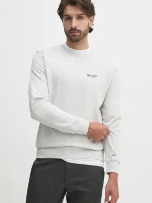Pepe Jeans bluza SAM CREW męska kolor szary z nadrukiem PM582703