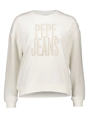 Pepe Jeans Bluza w kolorze kremowym rozmiar: M