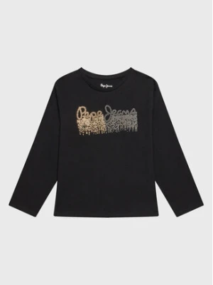Pepe Jeans Bluzka Beccie PG502906 Czarny Regular Fit