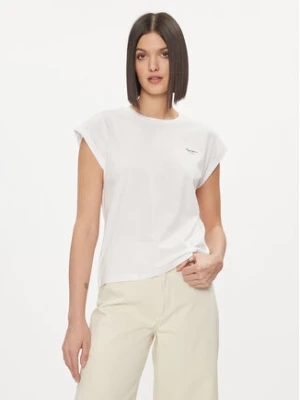 Pepe Jeans Bluzka Bloom PL504821 Biały Regular Fit