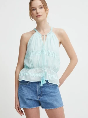 Pepe Jeans bluzka DAISY turkusowy