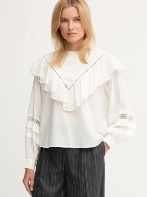 Pepe Jeans bluzka damska kolor beżowy gładka PL3051272