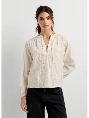 Pepe Jeans Bluzka "Frida" w kolorze kremowym rozmiar: M