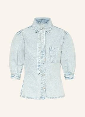 Pepe Jeans Bluzka Jeansowa Macie Z Rękawami 3/4 I Odpinaną Kokardą blau