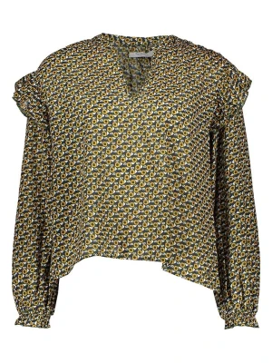 Pepe Jeans Bluzka w kolorze granatowo-żółtym rozmiar: M