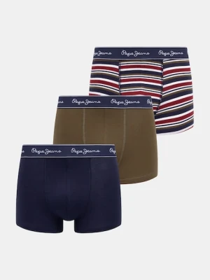 Pepe Jeans bokserki 3-pack kolor granatowy PMU11187