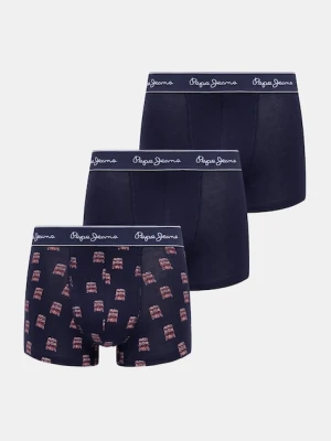 Pepe Jeans bokserki 3-pack kolor granatowy PMU11188
