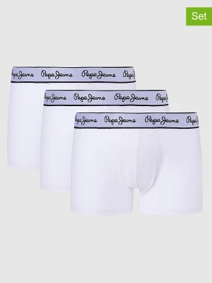 Pepe Jeans Bokserki (3 pary) w kolorze białym rozmiar: L