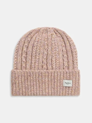 Pepe Jeans czapka kolor różowy PL0400007