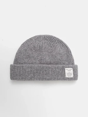 Pepe Jeans czapka z domieszką wełny kolor szary PM0400012