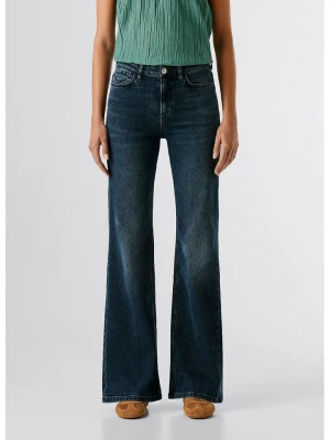 Pepe Jeans Dżinsy - Flared fit - w kolorze granatowym rozmiar: W27 / L32