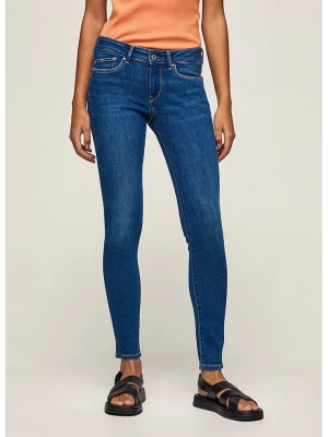 Pepe Jeans Dżinsy "Pixie" - Skinny fit - w kolorze niebieskim rozmiar: W28