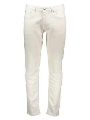 Pepe Jeans Dżinsy "Stanley" - Tapered fit - w kolorze białym rozmiar: W33 / L34