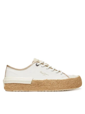 Pepe Jeans Espadryle Samoi Mix PLS31595 Biały