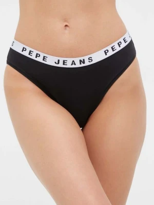 Pepe Jeans figi LOGO BIKINI kolor czarny PLU10921.999