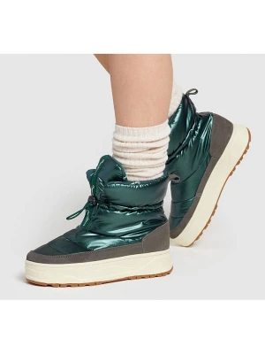 Pepe Jeans FOOTWEAR Botki zimowe "Kore" w kolorze zielonym rozmiar: 38