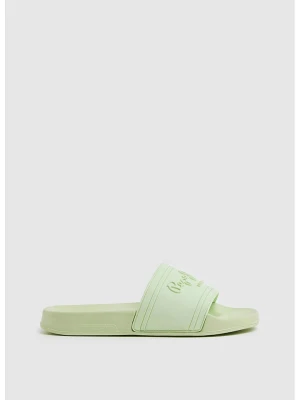 Pepe Jeans FOOTWEAR Klapki w kolorze zielonym rozmiar: 38