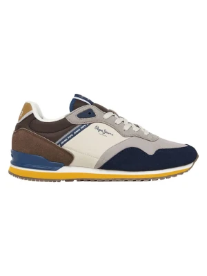 Pepe Jeans FOOTWEAR Skórzane buty w kolorze szarym do biegania rozmiar: 43