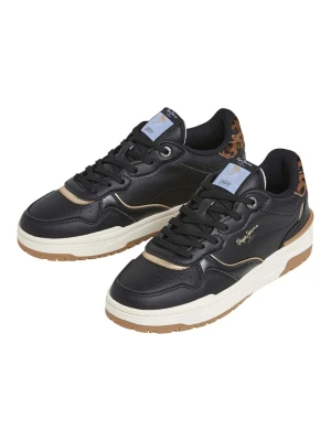 Pepe Jeans FOOTWEAR Skórzane sneakersy "Chester Suppa" w kolorze czarnym rozmiar: 36