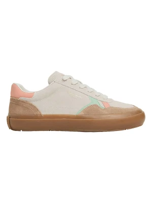 Pepe Jeans FOOTWEAR Skórzane sneakersy "Travis Retro" w kolorze beżowym rozmiar: 38