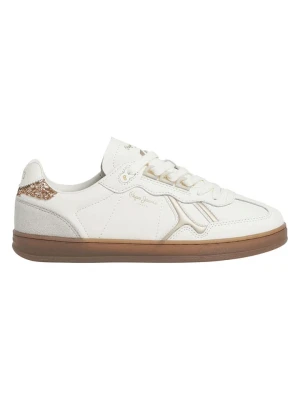 Pepe Jeans FOOTWEAR Skórzane sneakersy w kolorze białym rozmiar: 38