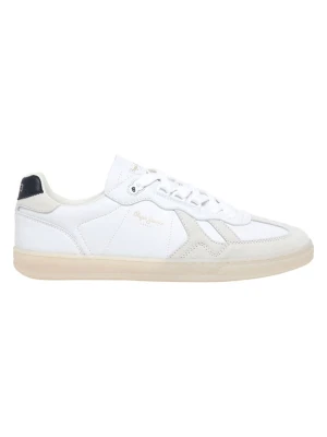 Pepe Jeans FOOTWEAR Skórzane sneakersy w kolorze białym rozmiar: 45