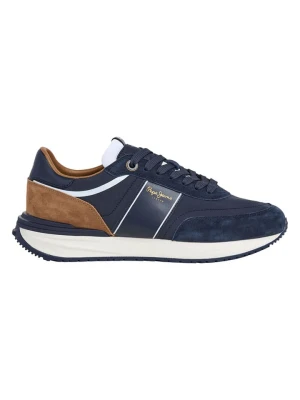 Pepe Jeans FOOTWEAR Skórzane sneakersy w kolorze granatowym rozmiar: 42