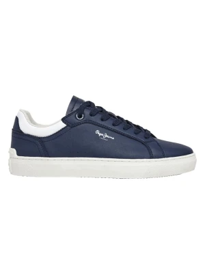 Pepe Jeans FOOTWEAR Skórzane sneakersy w kolorze granatowym rozmiar: 41