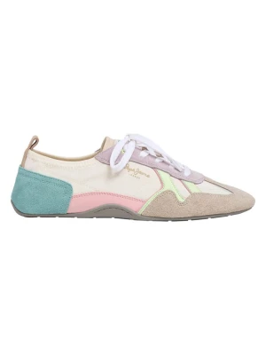 Pepe Jeans FOOTWEAR Skórzane sneakersy ze wzorem rozmiar: 37 colorful