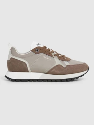 Pepe Jeans FOOTWEAR Sneakersy "Ari Soft" w kolorze szaro-brązowym rozmiar: 44