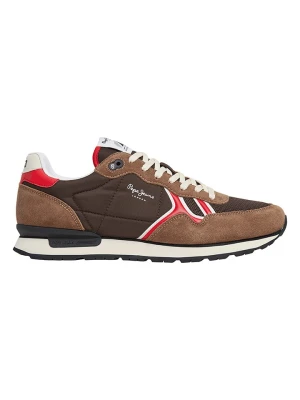 Pepe Jeans FOOTWEAR Sneakersy "Brit Serie" w kolorze brązowym rozmiar: 42