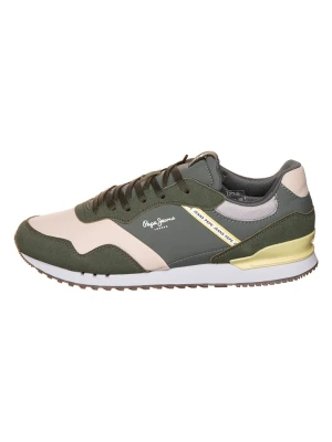 Pepe Jeans FOOTWEAR Sneakersy "Contrast" w kolorze khaki rozmiar: 44