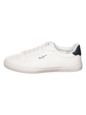 Pepe Jeans FOOTWEAR Sneakersy "Court" w kolorze biało-granatowym rozmiar: 38