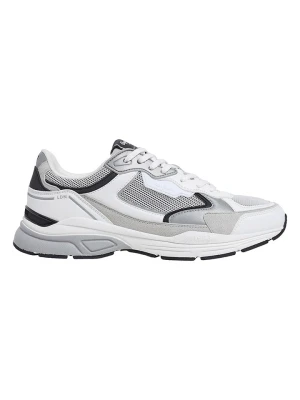 Pepe Jeans FOOTWEAR Sneakersy "Dave Master" w kolorze biało-szarym rozmiar: 43