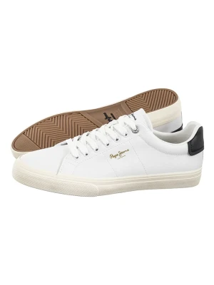 Pepe Jeans FOOTWEAR Sneakersy "Kenton" w kolorze biało-czarnym rozmiar: 43