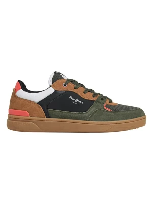 Pepe Jeans FOOTWEAR Sneakersy "Kore Skate" w kolorze oliwkowo-jasnobrązowym rozmiar: 43