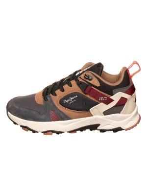 Pepe Jeans FOOTWEAR Sneakersy w kolorze antracytowo-jasnobrązowym rozmiar: 44
