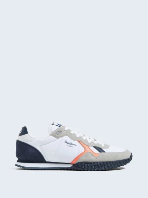 Pepe Jeans FOOTWEAR Sneakersy w kolorze białym ze wzorem rozmiar: 41