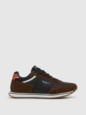 Pepe Jeans FOOTWEAR Sneakersy w kolorze brązowo-czarnym rozmiar: 41