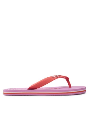 Pepe Jeans Japonki Bay Beach Brand W PLS70157 Czerwony