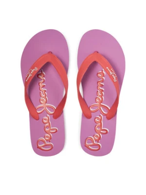 Pepe Jeans Japonki Bay Beach Brand W PLS70157 Czerwony
