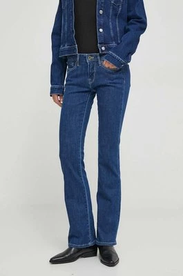 Pepe Jeans jeansy SLIM FIT BOOTCUT LW damskie high waist PL204594GX7
