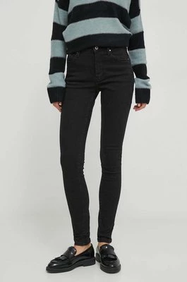 Pepe Jeans jeansy damskie kolor czarny