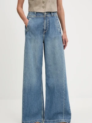 Pepe Jeans jeansy damskie kolor niebieski PL205083