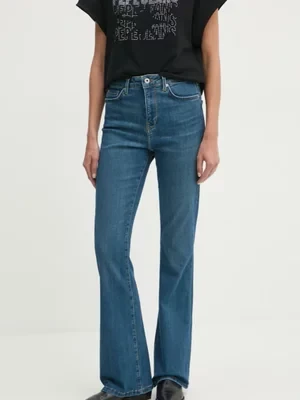 Pepe Jeans jeansy FLARE HW DION damskie high waist PL204733IA9